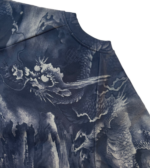 Artisanal Vintage Faded Japanese Dragon Crewneck