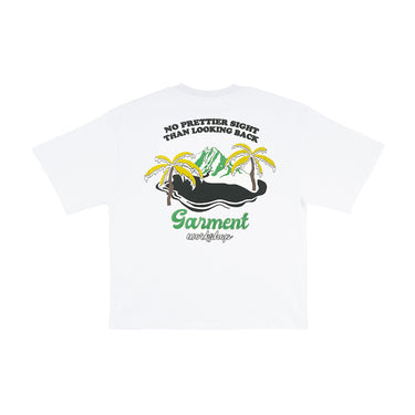 GW Powder White Printed Island Tee