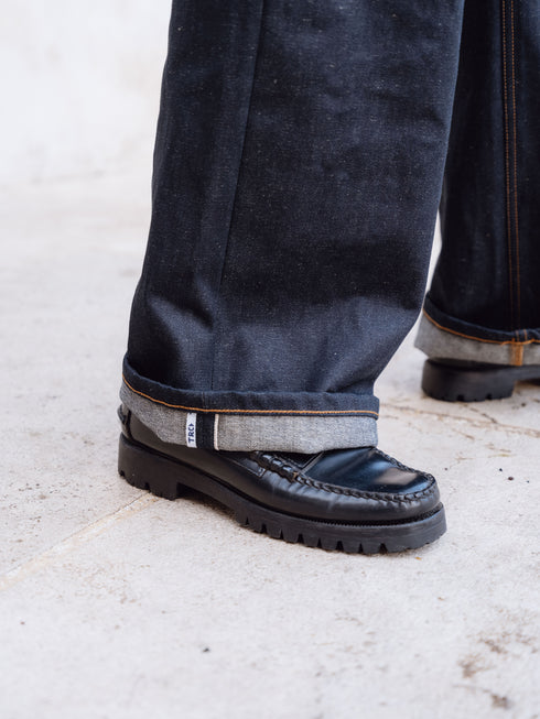 TRC Candiani Selvedge Indigo Denim Bootcut Jeans