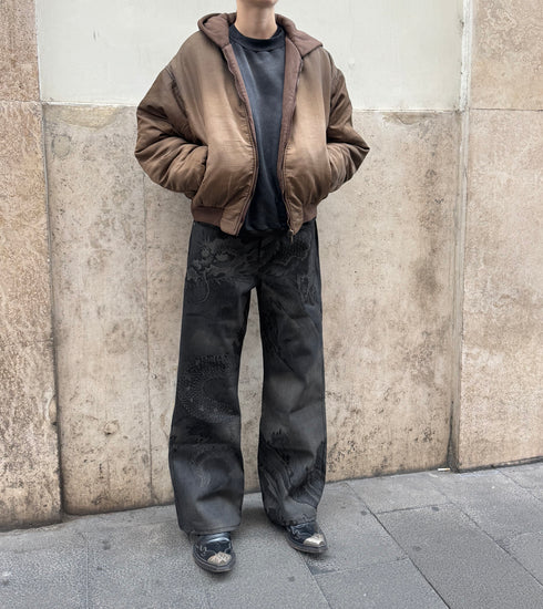 Dragon selvedge Black Denim FIT05 Bootcut