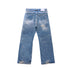 Light Wash Distressed Fit05 Bootcut Denim