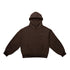 Mocha Brown Boxy Hoodie with Embroidery