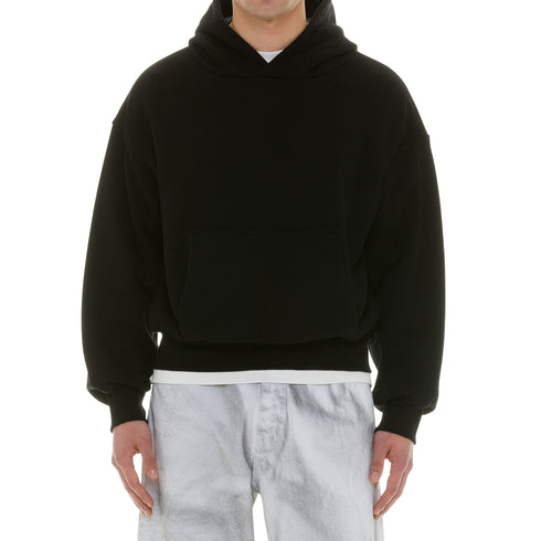 Chaos Black Boxy Hoodie