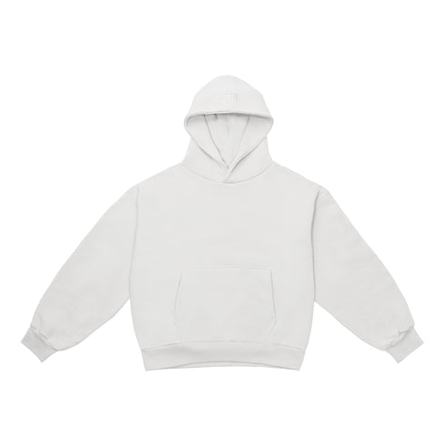 Cream White Boxy Hoodie