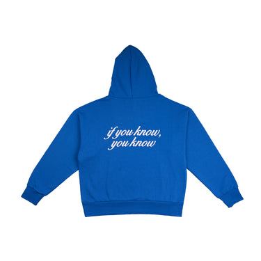 GW Royal Blue "If you know, You know" Embroidered Hoodie