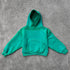 Artisanal Vintage Treatment Green Hoodie