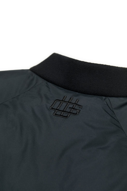 Nylon Puffer Bomber Chaos Black