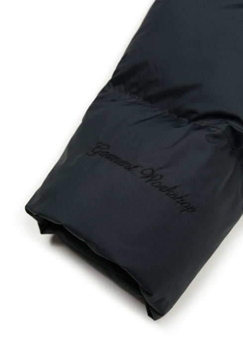 Nylon Hooded Puffer Chaos Black