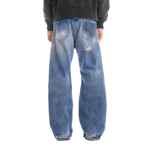 Light Wash Distressed Fit05 Bootcut Denim