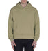 Military Green Single Layer Hoodie with Double Embroidery