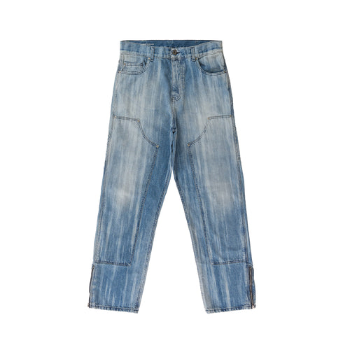 Overwash Treatment Double Knee Denim Workpants