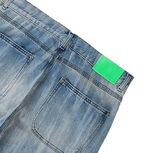 Overwash Treatment Double Knee Denim Workpants