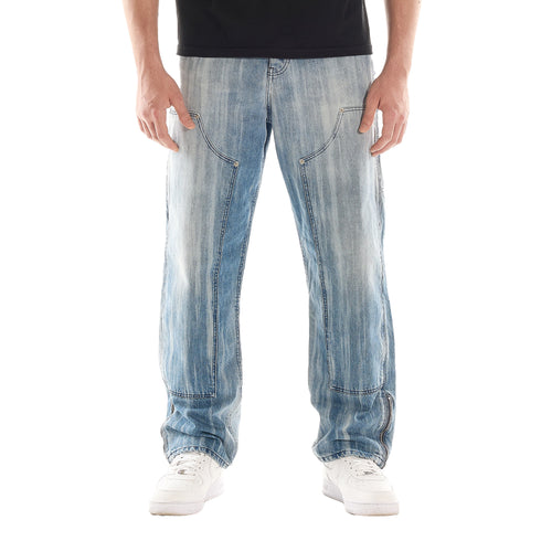 Overwash Treatment Double Knee Denim Workpants