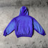 Artisanal Vintage Treatment Purple Hoodie
