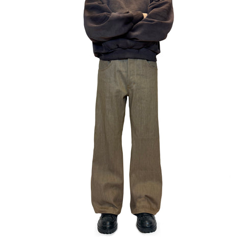 Candiani Selvedge Raw Sand Denim Fit05 Bootcut Jeans