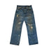 Vintage Wash Stained and Distressed Fit05 Bootcut Denim