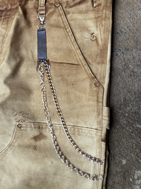 Beige Trompe-L'Oeil "illusion" Workpants Fit02