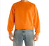 Orange Raglan Crewneck Sweater