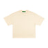 Cream Embroidery Boxy Tee