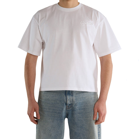 Powder White "If you know, You know" Embroidered Tee