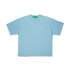 Sky Blue Basic Boxy Tee with Embroidery
