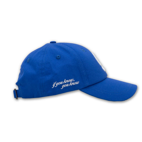 "If You Know You Know" Royal Blue Embroidered Six Panel Hat