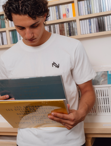 GW x VERTIGINE Powder White Regular Fit Tee