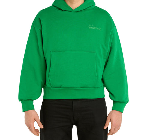 Emerald Green Double Layered Hoodie