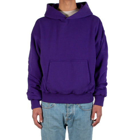 Juice Purple Double Layer Boxy Hoodie