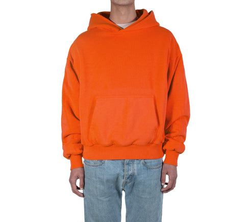 Orange Double Layer Boxy Hoodie