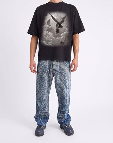 GW x The Hoxton Firenze Dante Purgatorio & Paradiso Regular Fit Black Tee