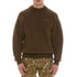 Mocha Brown Knitted Crewneck Sweater