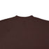 Mocha Brown Basic Boxy Tee with Embroidery