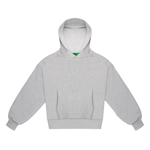Heather Grey Double Layered Hoodie
