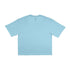 Sky Blue Basic Boxy Tee with Embroidery