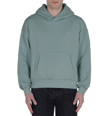 GW Sports Grey Boxy Hoodie with Embroidery