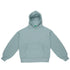 Sports Grey Boxy Hoodie with Embroidery