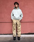 Beige Trompe-L'Oeil "illusion" Workpants Fit02