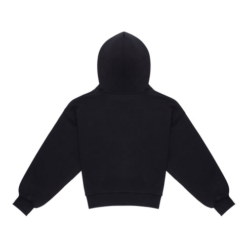 Double Layered Reversible Zip Hoodie Bicolor Chaos Black/Heather Grey
