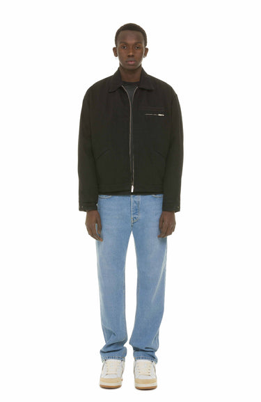 GW Black Canvas Mechanic Worker Jacket