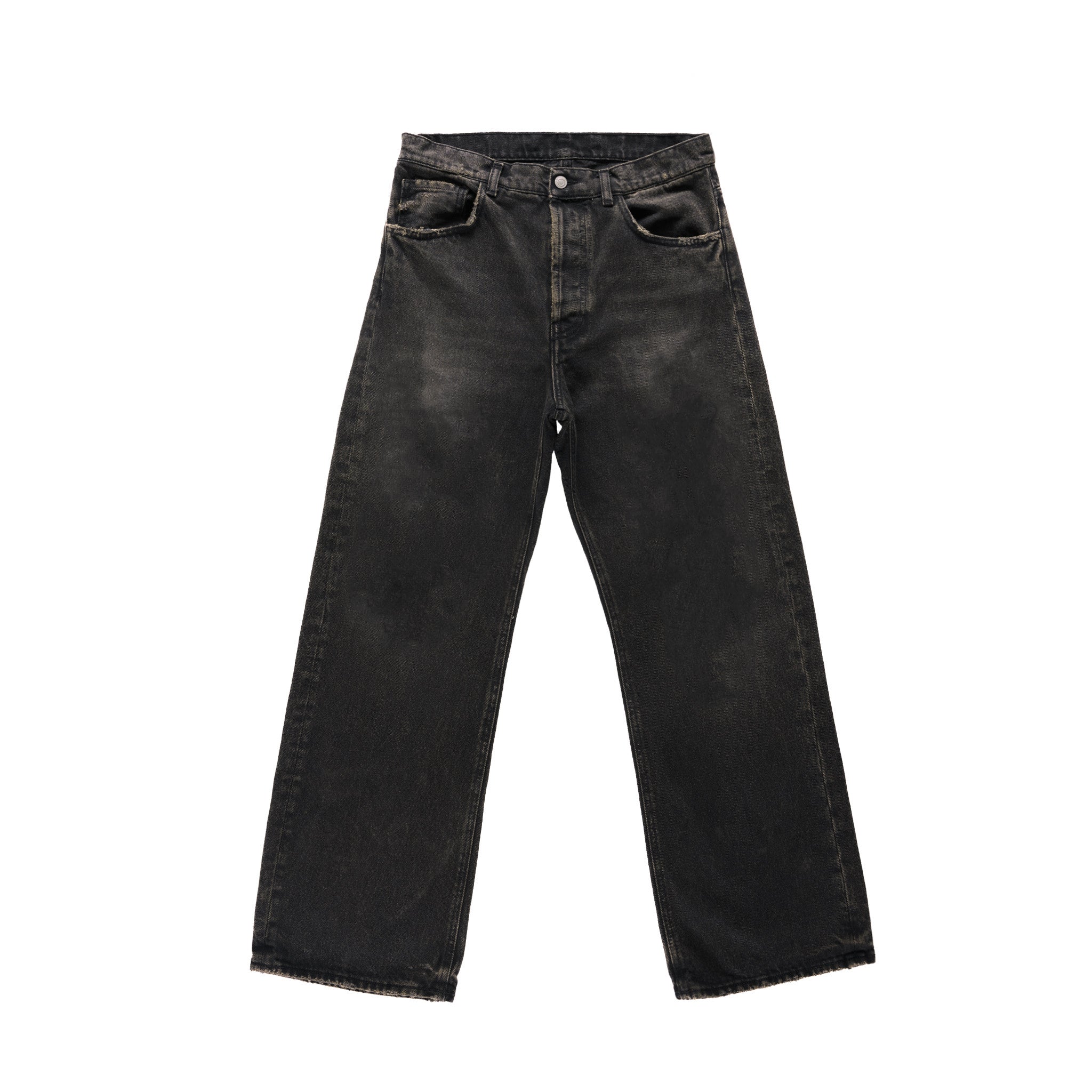 【2plan】Cheek Black Washing Bootcut Denim Beth Mid-Rise Baby Bootcut Jean | Premium Italian Fabric