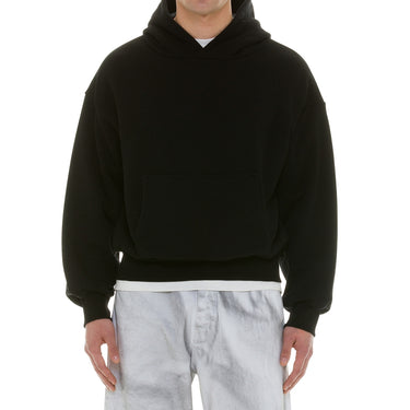 GW Washed Chaos Black Boxy Hoodie