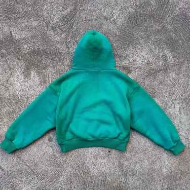 GW Artisanal Vintage Treatment Green Hoodie