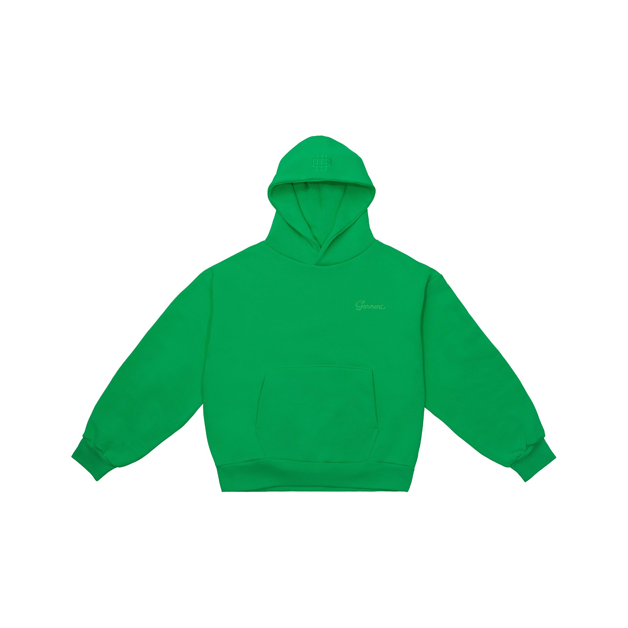 ★SUPERSUB★ Ice Mushroom Hoodie Green AERHEAZRH Emerald Green Double Layered Hoodie – Garment Workshop
