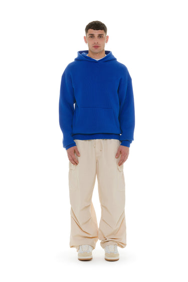 GW Royal Blue Knitted Hoodie