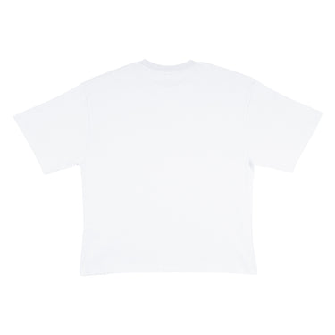 GW Powder White Basic Boxy Tee with Embroidery