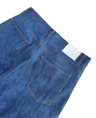 GW Kuroki Japanese Selvedge Raw Slub Denim Fit05 Bootcut Jeans