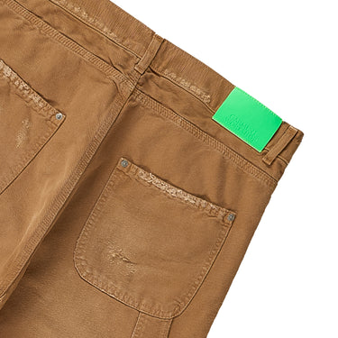 GW Vintage Treatment Beige Double Knee Workpants