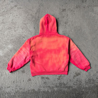 GW Artisanal Vintage Treatment Red Hoodie