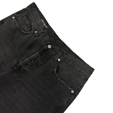 GW Black Dark Wash Fit04 Baggy Denim